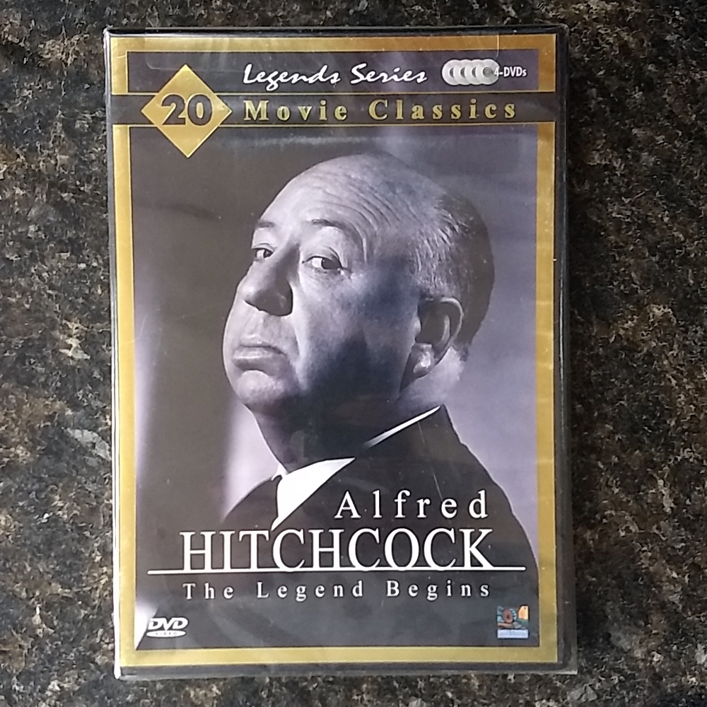 Alfred Hitchcock: The Legend Begins, 20 movies on 4 DVDs, Factory Sealed box set